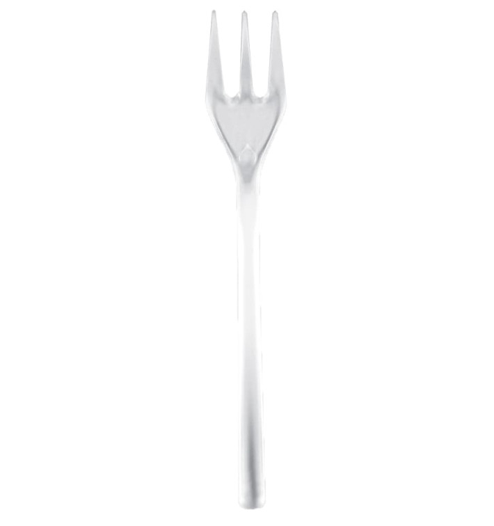 Mini Plastová Vidlička pro Ochutnávky Průhledný 100 mm (50 Kousky) Mini Plastová Vidlička pro Ochutnávky Průhledný 100 mm (50 Kousky)