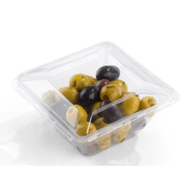Misky Mini Plastové PET s Tepelné Těsnění 175ml 90x90x40mm (50 Kousky)