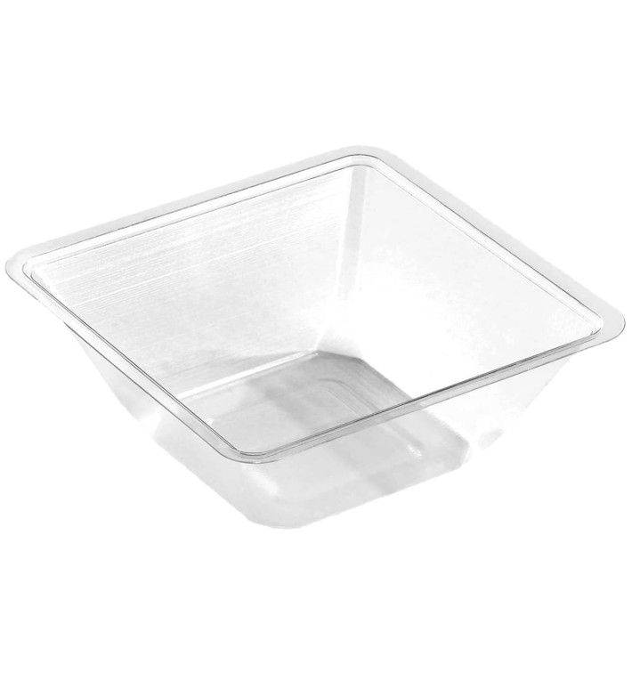 Misky Mini Plastové PET s Tepelné Těsnění 175ml 90x90x40mm (600 Kousky) Misky Mini Plastové PET s Tepelné Těsnění 175ml 90x90x40mm (600 Kousky)