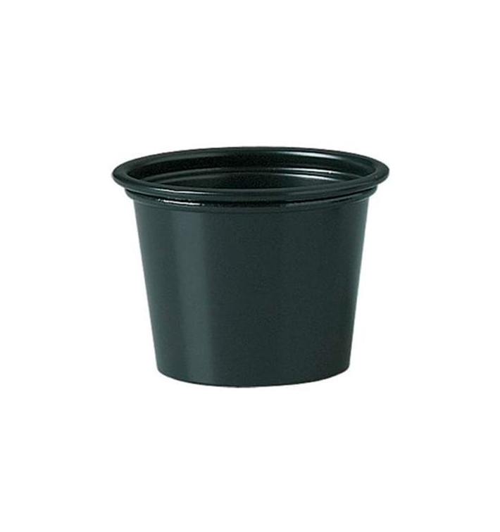 Misk na Omáčky PP Černá 30ml Ø4,8cm (2500 Kousky) Misk na Omáčky PP Černá 30ml Ø4,8cm (2500 Kousky)