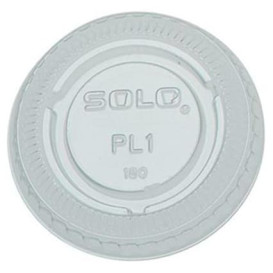 Ploché Víčko Zavřeno PET Krystal Ø4,8cm (100 Kousky)