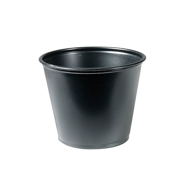 Misk na Omáčky PP Černá 165ml Ø7,3cm (2500 Kousky) Misk na Omáčky PP Černá 165ml Ø7,3cm (2500 Kousky)