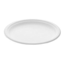 Talíř z Cukrové Třtiny Bílý Ø260mm (50 Kousky)