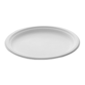 Talíř z Cukrové Třtiny Bílý Ø260mm (250 Kousky)