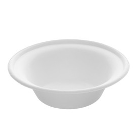 Misky z Cukrové Třtiny Bílý Ø15cm 400ml (300 Kousky)