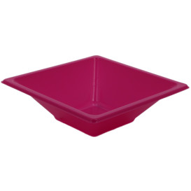 Plastové Misky PS Čtvercový Fuchsie 12x12 Vrstvym (1500 Kousky)