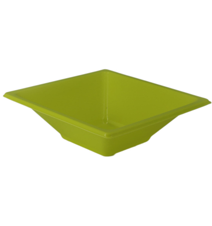 Plastové Misky PS Čtvercový Pistácie 12x12 Vrstvym (25 Kousky) Plastové Misky PS Čtvercový Pistácie 12x12 Vrstvym (25 Kousky)