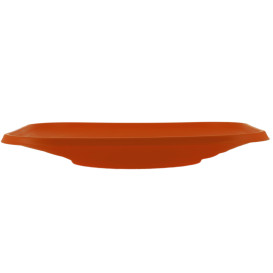 Plastové Talíř PP " X-Table " Čtvercový Oranžový 180mm (8 Kousky)