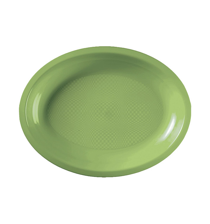 Podnos Oválný Zelené Vápno Round PP 255x190mm (50 Kousky) Podnos Oválný Zelené Vápno Round PP 255x190mm (50 Kousky)