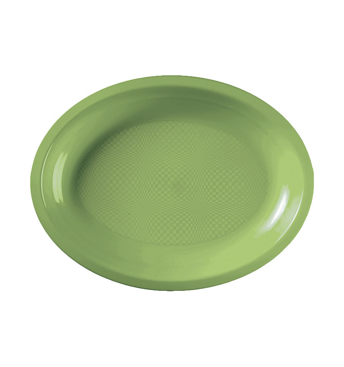 Podnos Oválný Zelené Vápno Round PP 315x220mm (300 Kousky) Podnos Oválný Zelené Vápno Round PP 315x220mm (300 Kousky)