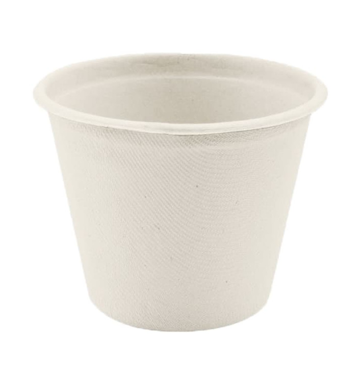 Miska z Cukrové Třtiny Bílá Ø110mm 450ml (600 Kousky) Miska z Cukrové Třtiny Bílá Ø110mm 450ml (600 Kousky)
