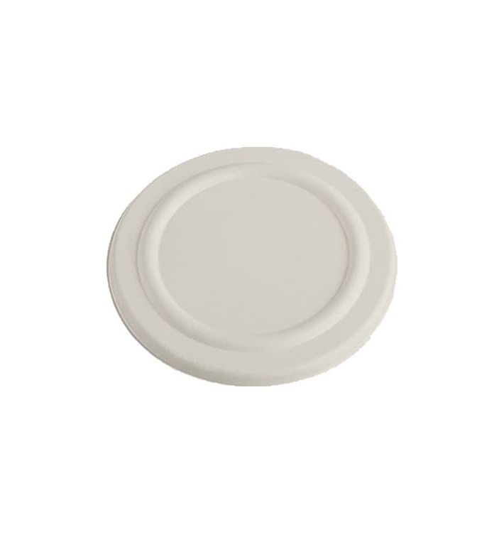 Víčko na Misky 450ml z Cukrové Třtiny Bílá Ø110mm (600 Kousky) Víčko na Misky 450ml z Cukrové Třtiny Bílá Ø110mm (600 Kousky)