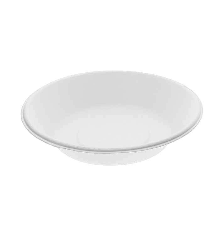 Talíř Hluboký z Cukrové Třtiny Bílý Ø180mm (600 Kousky) Talíř Hluboký z Cukrové Třtiny Bílý Ø180mm (600 Kousky)