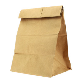 Papírové Sáčky bez Plochým Kraft 18+11x34cm (25 Kousky)