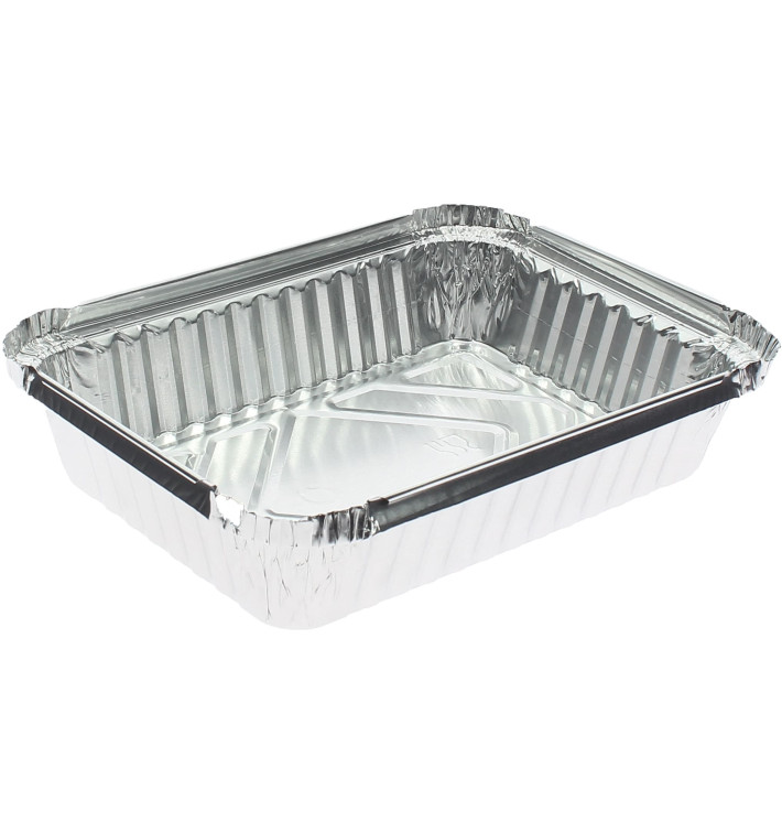 Hliníkové Podnos 6Vrstvy 590ml 191x141x33mm (100 Kousky) Hliníkové Podnos 6Vrstvy 590ml 191x141x33mm (100 Kousky)