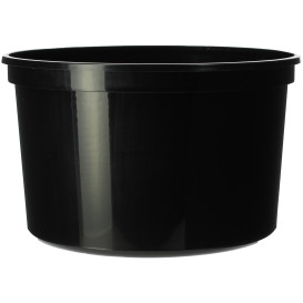 Plastová Miska Černá PP 500ml Ø11,5cm (500 Kousky)