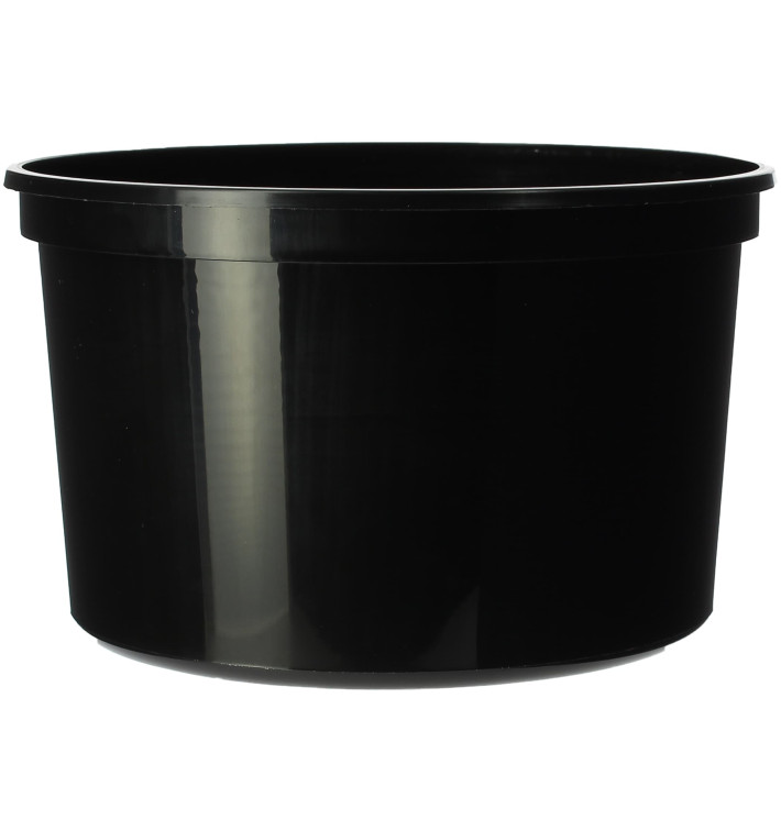 Plastová Miska Černá PP 500ml Ø11,5cm (500 Kousky) Plastová Miska Černá PP 500ml Ø11,5cm (500 Kousky)