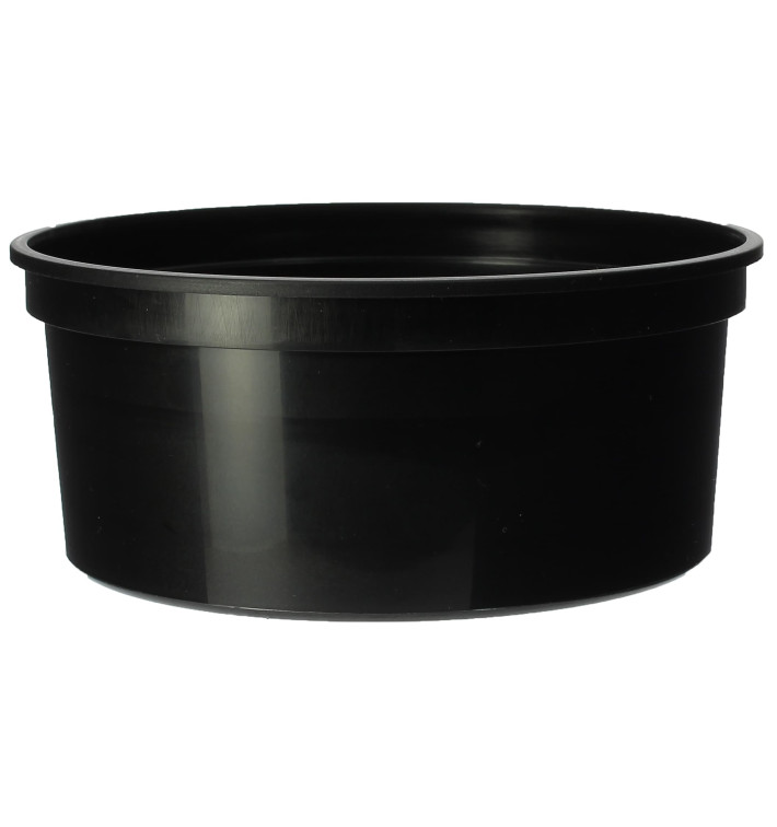 Plastová Miska Černá PP 350ml Ø11,5cm (500 Kousky) Plastová Miska Černá PP 350ml Ø11,5cm (500 Kousky)
