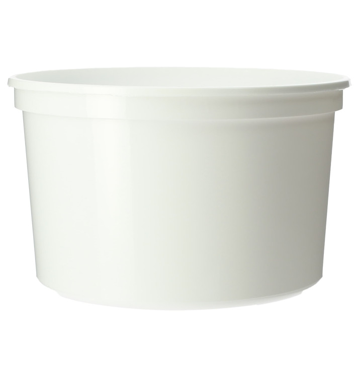 Plastová Miska Bílá PP 500ml Ø11,5cm (50 Kousky) Plastová Miska Bílá PP 500ml Ø11,5cm (50 Kousky)