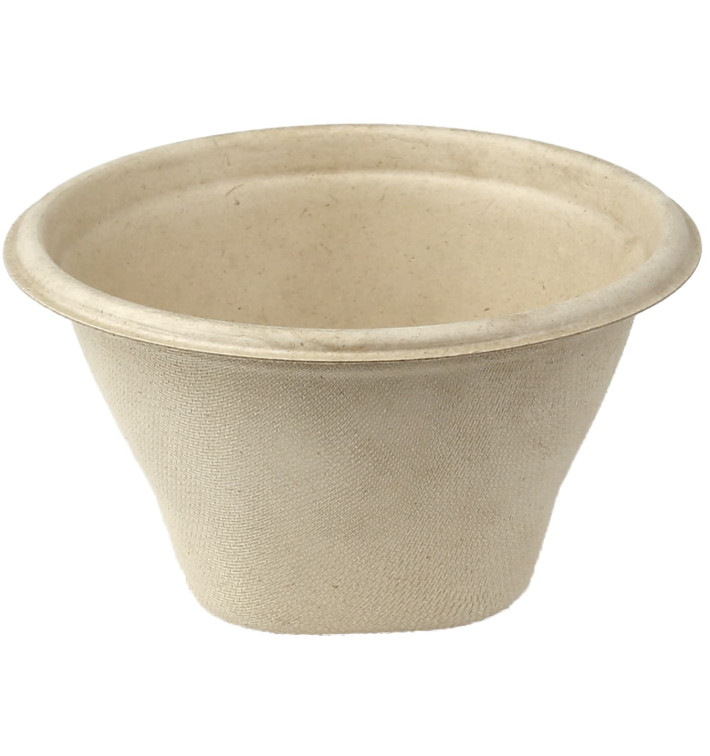 Misky z Cukrové Třtiny 375ml Ø13cm (100 Kousky) Misky z Cukrové Třtiny 375ml Ø13cm (100 Kousky)