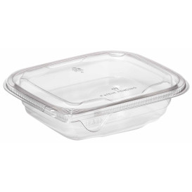 Plastové Misky s Integrovaným Víčkem PET 250ml 140x120x30mm (84 Kousky)
