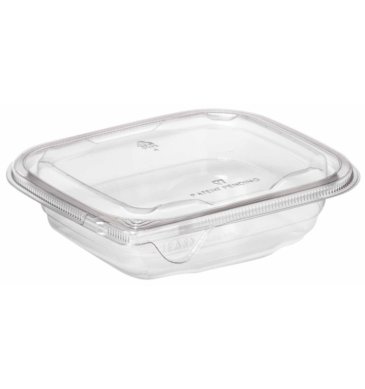 Plastové Misky s Integrovaným Víčkem PET 250ml 140x120x30mm (505 Kousky) Plastové Misky s Integrovaným Víčkem PET 250ml 140x120x30mm (505 Kousky)
