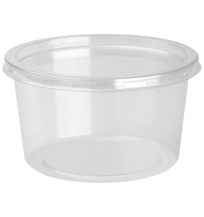 Miska PET DeliLite s Víčko 19,4Oz/550ml (300 Kousky) Miska PET DeliLite s Víčko 19,4Oz/550ml (300 Kousky)
