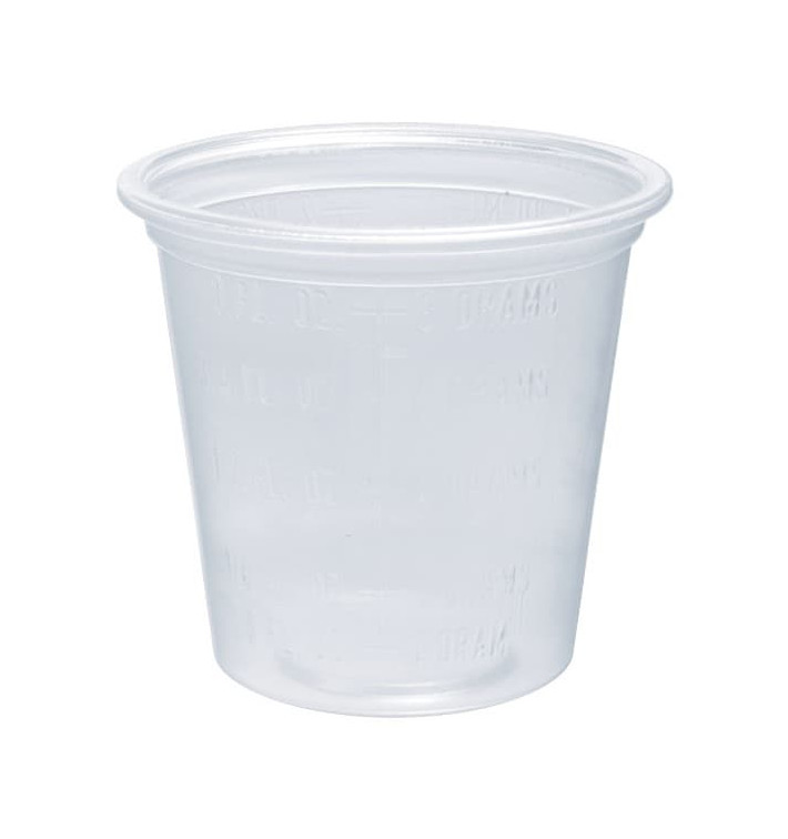 Misk na Omáčky PP Čirý Graduada 35ml Ø4,8cm (2500 Kousky) Misk na Omáčky PP Čirý Graduada 35ml Ø4,8cm (2500 Kousky)