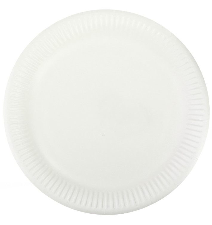 Papírové Talíř Bílý Ø23 cm (1000 Kousky) Papírové Talíř Bílý Ø23 cm (1000 Kousky)