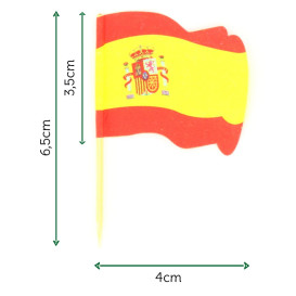 Napichovátka Vlajky " España " 65mm (14400 Kousky)