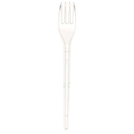 Plastová Vidlička PS Průhledný 170mm (100 Kousky)