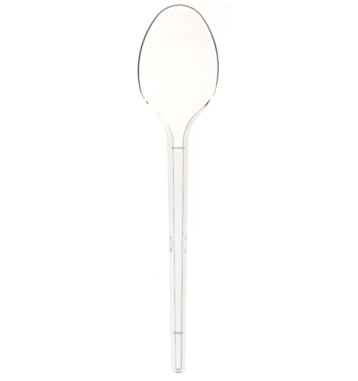 Plastová lžíce PS Průhledný 170mm (100 Kousky) Plastová lžíce PS Průhledný 170mm (100 Kousky)