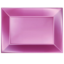 Podnos Plastový Broskev Pěkný Pearl PP 345x230mm (60 Kousky)