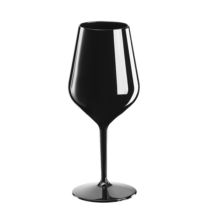 Pohárek Opakovaně Použitelné na Víno Tritan Černá 470ml (1 Kousky) Pohárek Opakovaně Použitelné na Víno Tritan Černá 470ml (1 Kousky)