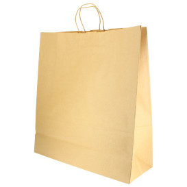 Papírové Tašky Kraft s Ouškems 100g 46+16x49 cm (50 Kousky)