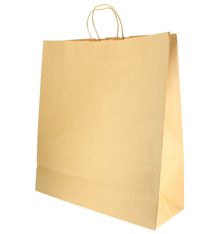 Papírové Tašky Kraft s Ouškems 100g 46+16x49 cm (50 Kousky) Papírové Tašky Kraft s Ouškems 100g 46+16x49 cm (50 Kousky)