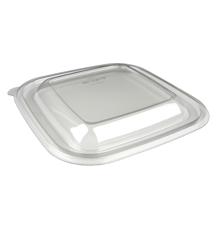 Víčko Plastové PET na Misky s Tepelné Těsnění 120x120x70mm (50 Kousky) Víčko Plastové PET na Misky s Tepelné Těsnění 120x120x70mm (50 Kousky)