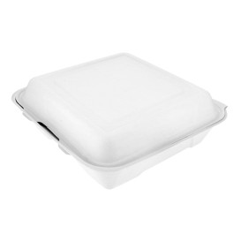 Menu Box z Cukrové Třtiny 235x235x78mm (50 Kousky)