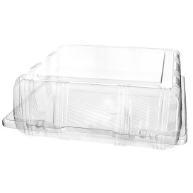 Obaly Víčko s Víčkem na Výrobky PET 22x22x8cm (20 Kousky)