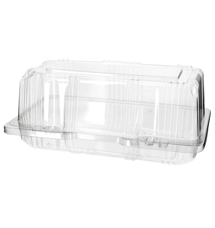 Obaly Víčko s Víčkem na Výrobky PET 18x9,5x8cm (20 Kousky) Obaly Víčko s Víčkem na Výrobky PET 18x9,5x8cm (20 Kousky)