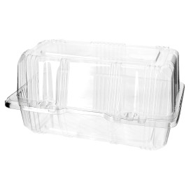 Obaly Víčko s Víčkem na Výrobky PET 18x9,5x10cm (20 Kousky)