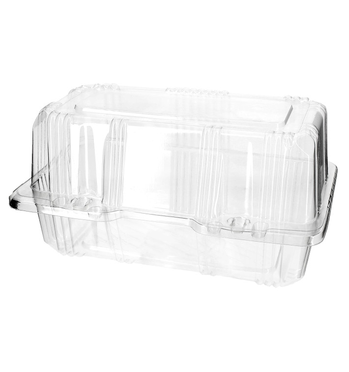 Obaly Víčko s Víčkem na Výrobky PET 18x9,5x10cm (20 Kousky) Obaly Víčko s Víčkem na Výrobky PET 18x9,5x10cm (20 Kousky)