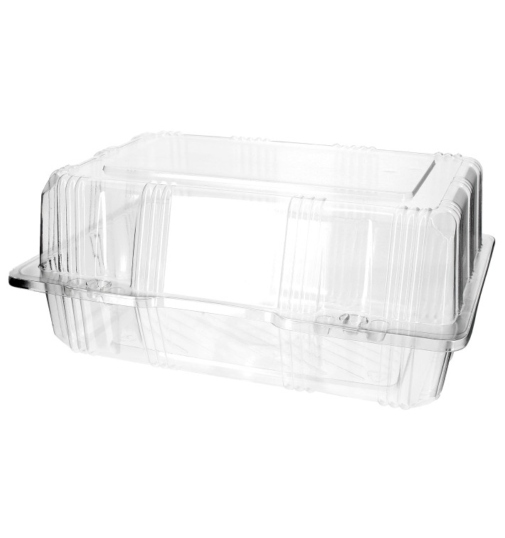 Obaly Víčko s Víčkem na Výrobky PET 22x14,5x10cm (220 Kousky) Obaly Víčko s Víčkem na Výrobky PET 22x14,5x10cm (220 Kousky)