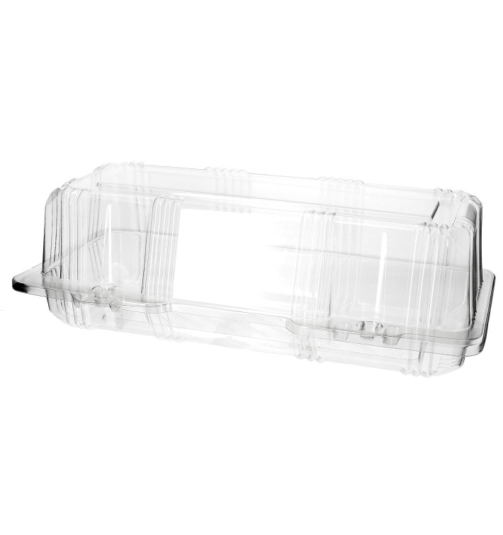 Obaly Víčko s Víčkem na Výrobky PET 24x10x8cm (20 Kousky) Obaly Víčko s Víčkem na Výrobky PET 24x10x8cm (20 Kousky)