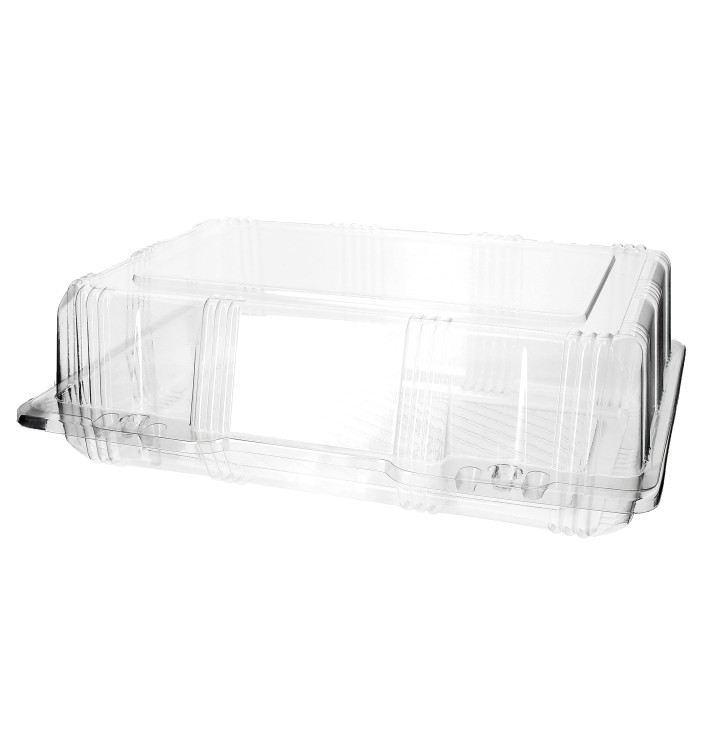 Obaly Víčko s Víčkem na Výrobky PET 25x17x8cm (20 Kousky) Obaly Víčko s Víčkem na Výrobky PET 25x17x8cm (20 Kousky)