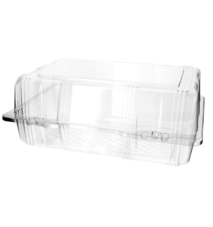 Obaly Víčko s Víčkem na Výrobky PET 25x17x10cm (220 Kousky) Obaly Víčko s Víčkem na Výrobky PET 25x17x10cm (220 Kousky)
