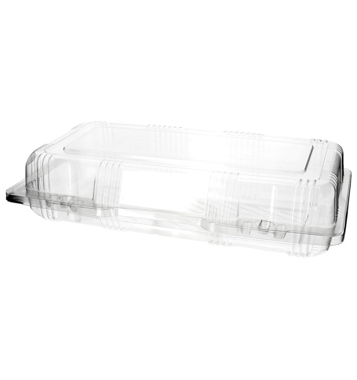 Obaly Víčko s Víčkem na Výrobky PET 26x13x6cm (20 Kousky) Obaly Víčko s Víčkem na Výrobky PET 26x13x6cm (20 Kousky)