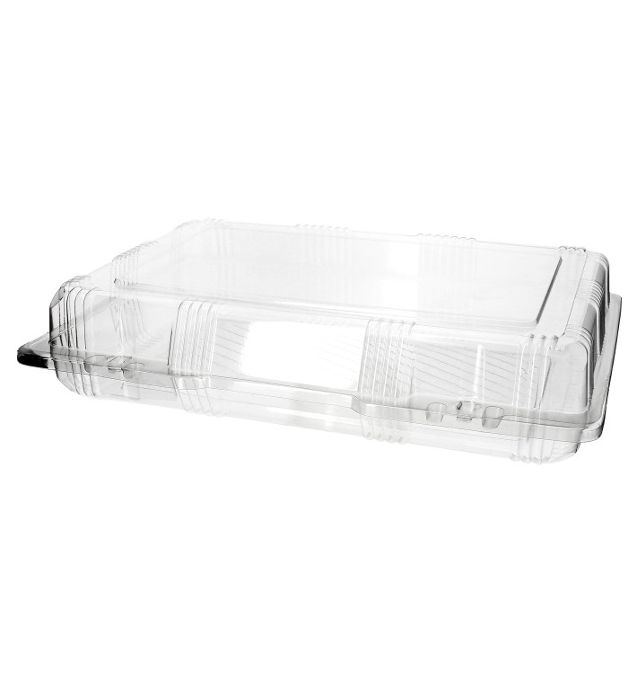 Obaly Víčko s Víčkem na Výrobky PET 28x18x6cm (220 Kousky) Obaly Víčko s Víčkem na Výrobky PET 28x18x6cm (220 Kousky)
