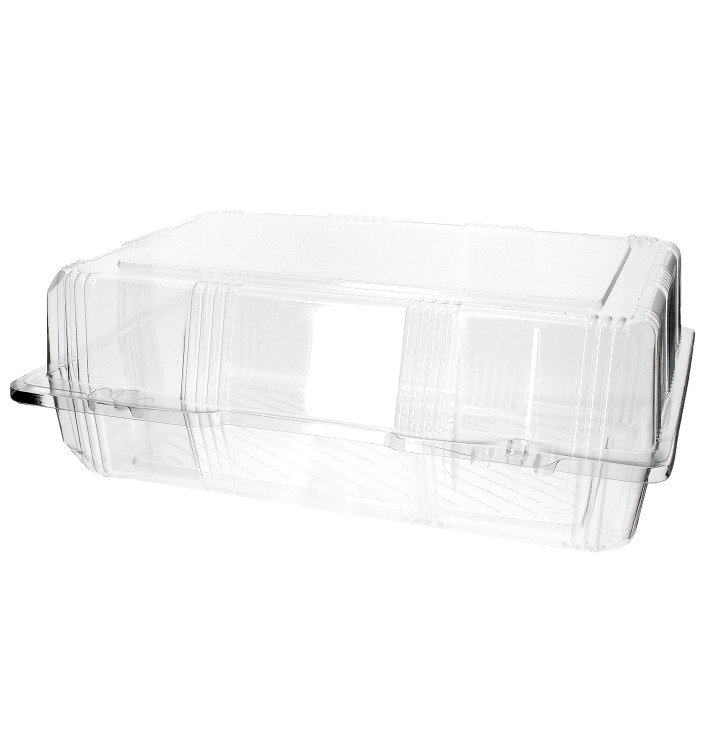 Obaly Víčko s Víčkem na Výrobky PET 28x18x10cm (20 Kousky) Obaly Víčko s Víčkem na Výrobky PET 28x18x10cm (20 Kousky)