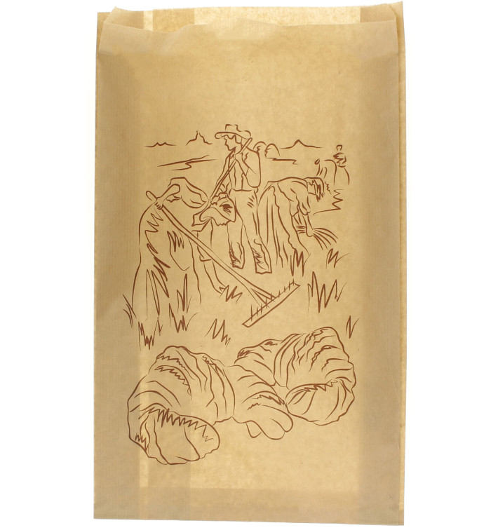 Papírové Sáčky "Siega" Kraft 22+7x36cm (250 Kousky) Papírové Sáčky "Siega" Kraft 22+7x36cm (250 Kousky)